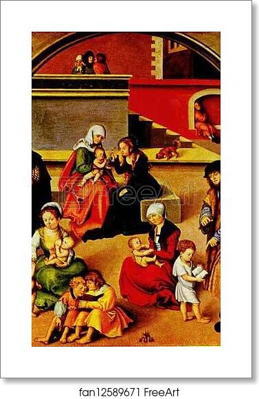 Free art print of The Holy Family by Lucas Cranach The Elder Free art print of The Holy Family by Lucas Cranach The Elder
