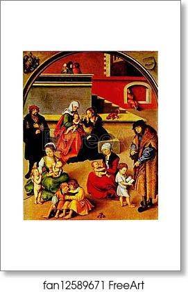 Free art print of The Holy Family by Lucas Cranach The Elder