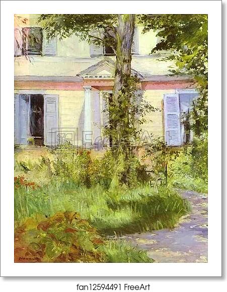 Free art print of Villa at Rueil by Edouard Manet Free art print of Villa at Rueil by Edouard Manet