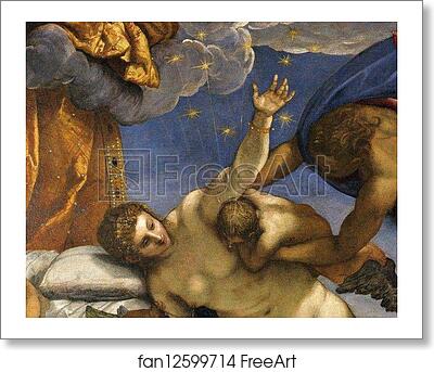 Free art print of Origin of the Milky Way. Detail by Jacopo Robusti, Called Tintoretto