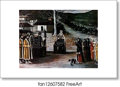 Free art print of Prayer in a Village by Niko Pirosmani Free art print of Prayer in a Village by Niko Pirosmani