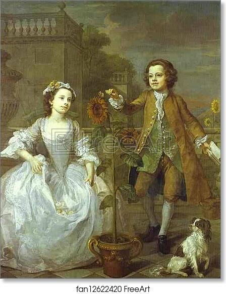 Free art print of The Mackinen Children by William Hogarth