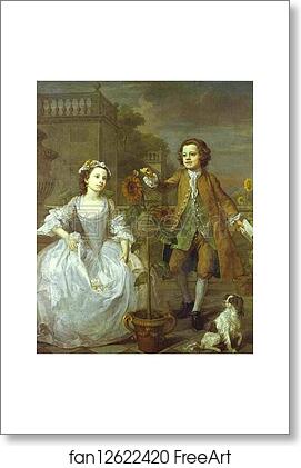 Free art print of The Mackinen Children by William Hogarth