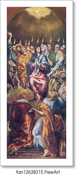Free art print of Pentecost by El Greco