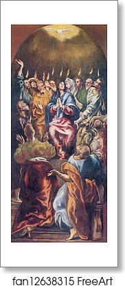 Free art print of Pentecost by El Greco
