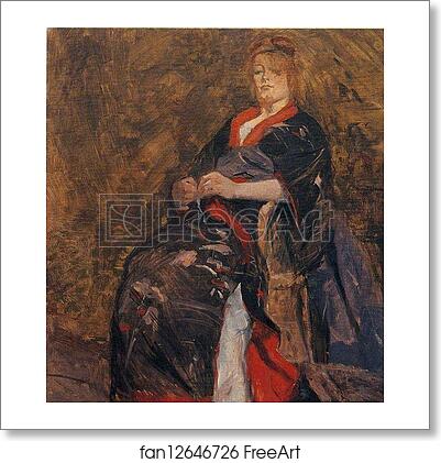 Free art print of Mme Lili Grenier by Henri De Toulouse-Lautrec
