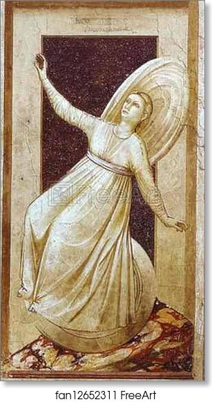 Free art print of Anger by Giotto