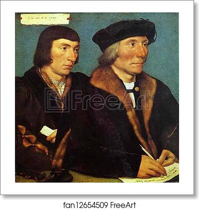 Free art print of Double Portrat of Sir Thomas Godsalve and His Son John by Hans Holbein The Younger Free art print of Double Portrat of Sir Thomas Godsalve and His Son John by Hans Holbein The Younger