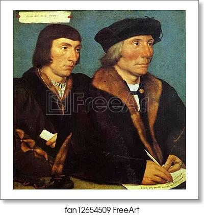 Free art print of Double Portrat of Sir Thomas Godsalve and His Son John by Hans Holbein The Younger Free art print of Double Portrat of Sir Thomas Godsalve and His Son John by Hans Holbein The Younger