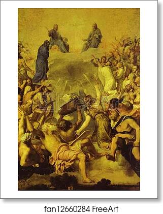 Free art print of La Gloria by Titian Free art print of La Gloria by Titian