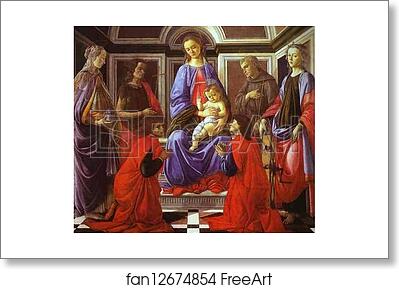 Free art print of Madonna and Child with Six Saints by Alessandro Botticelli Free art print of Madonna and Child with Six Saints by Alessandro Botticelli