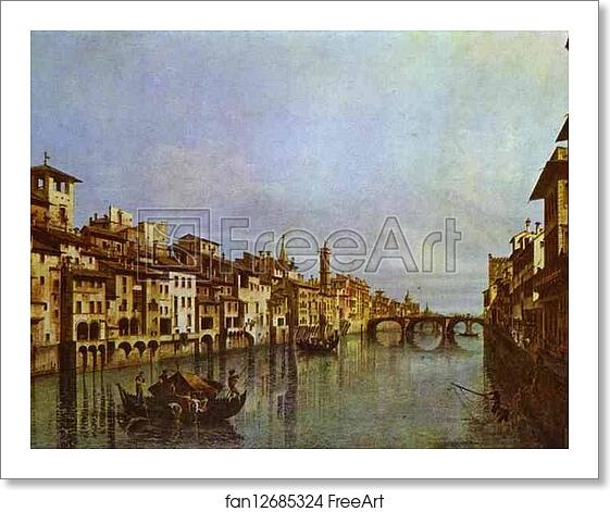 Free art print of Arno in Florence by Bernardo Bellotto Free art print of Arno in Florence by Bernardo Bellotto