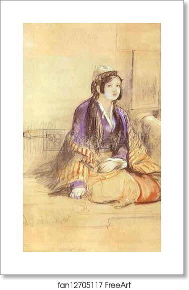 Free art print of Seated Lady of Constantinople by Sir David Wilkie Free art print of Seated Lady of Constantinople by Sir David Wilkie