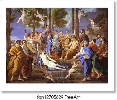 Free art print of Apollo and Muses by Nicolas Poussin