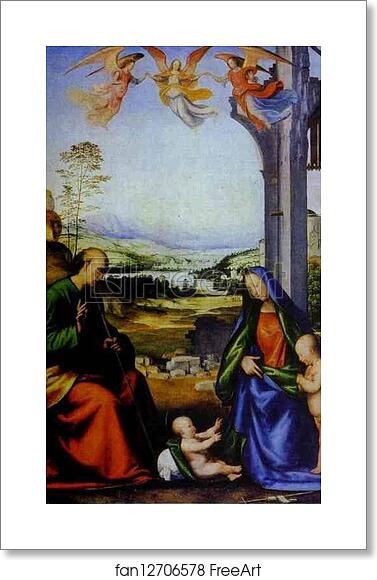 Free art print of The Holy Family with St. John the Baptist by Fra Bartolommeo Free art print of The Holy Family with St. John the Baptist by Fra Bartolommeo