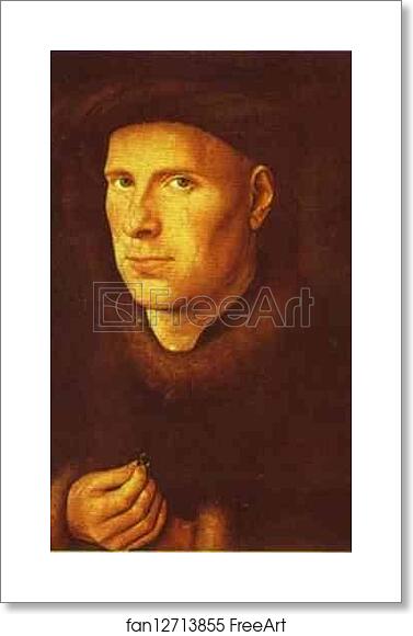 Free art print of Portrait of Jan de Leeuw by Jan Van Eyck