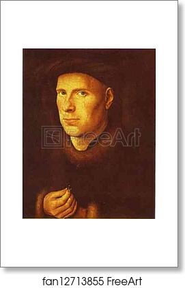 Free art print of Portrait of Jan de Leeuw by Jan Van Eyck