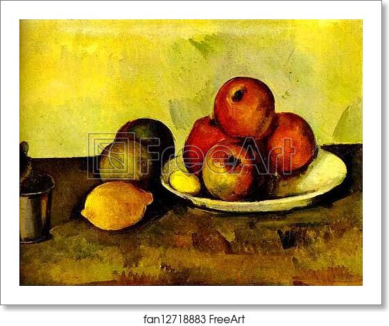 Free art print of Still-life with Apples (Nature morte. Les Pommes) by Paul Cézanne Free art print of Still-life with Apples (Nature morte. Les Pommes) by Paul Cézanne