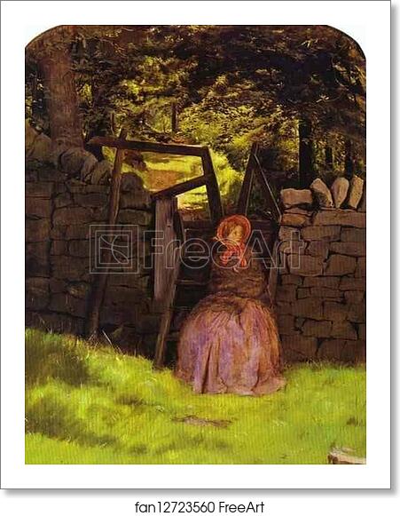 Free art print of Waiting by Sir John Everett Millais Free art print of Waiting by Sir John Everett Millais