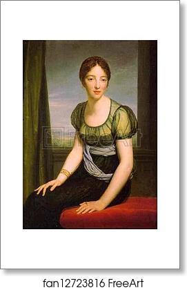Free art print of Portrait of Countess Regnault de Saint-Jean d'Angély by Baron François-Pascal-Simon Gérard