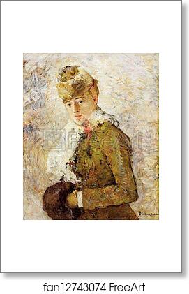 Free art print of Winter (Woman with a Muff) by Berthe Morisot