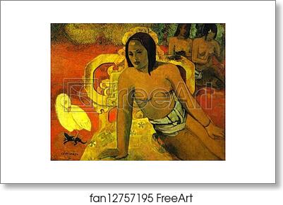 Free art print of Vairumati by Paul Gauguin