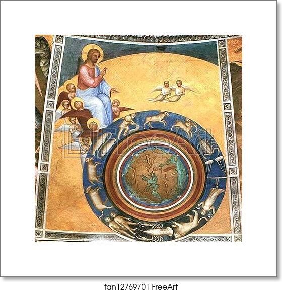 Free art print of The Creation of the World. Dome fresco by Giusto De’ Menabuoi Free art print of The Creation of the World. Dome fresco by Giusto De’ Menabuoi