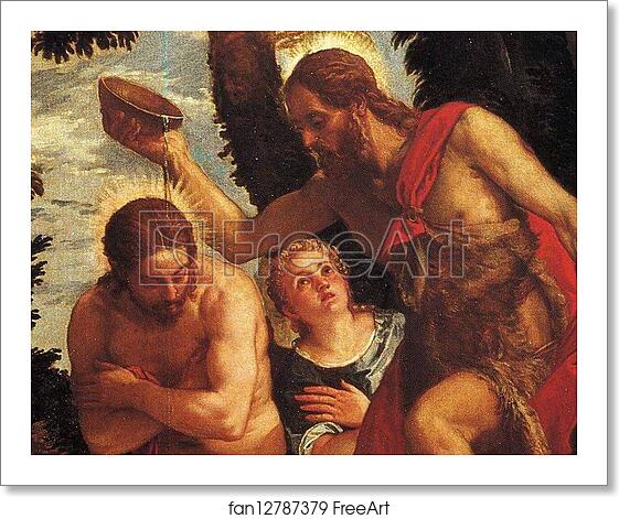 Free art print of The Baptism of Christ. Detail by Paolo Veronese Free art print of The Baptism of Christ. Detail by Paolo Veronese