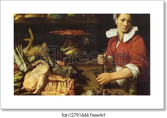 Free art print of Cook with Food by Frans Snyders Free art print of Cook with Food by Frans Snyders