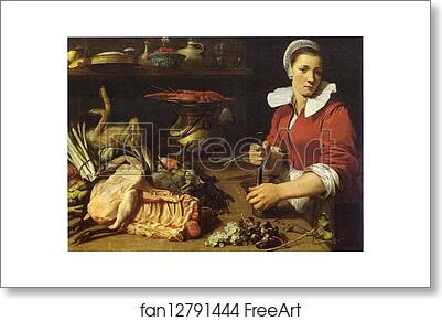 Free art print of Cook with Food by Frans Snyders