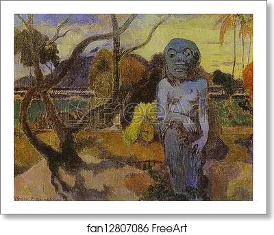 Free art print of Rave te hiti aamy (The Idol) by Paul Gauguin