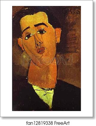 Free art print of Portrait of Juan Gris by Amedeo Modigliani