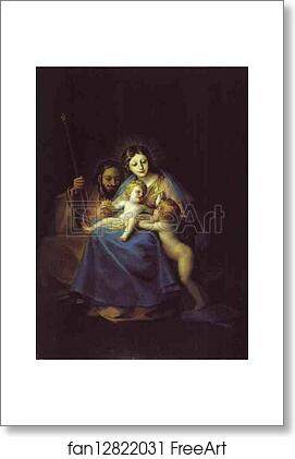 Free art print of The Holy Family by Francisco De Goya Y Lucientes