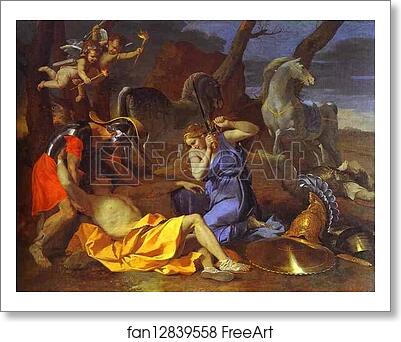 Free art print of Tancrede and Erminia by Nicolas Poussin Free art print of Tancrede and Erminia by Nicolas Poussin