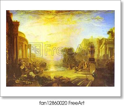 Free art print of The Decline of the Carthaginian Empire by Joseph Mallord William Turner