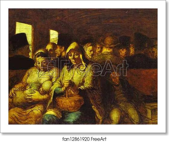Free art print of The Third-Class Carriage by Honoré Daumier Free art print of The Third-Class Carriage by Honoré Daumier
