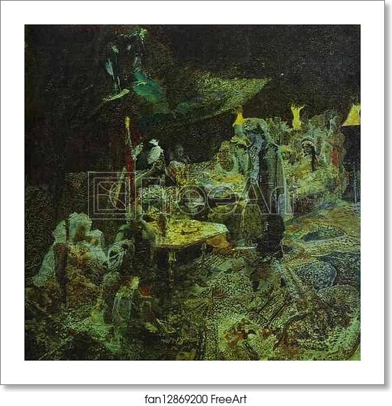 Free art print of The Oriental Tale by Mikhail Vrubel Free art print of The Oriental Tale by Mikhail Vrubel