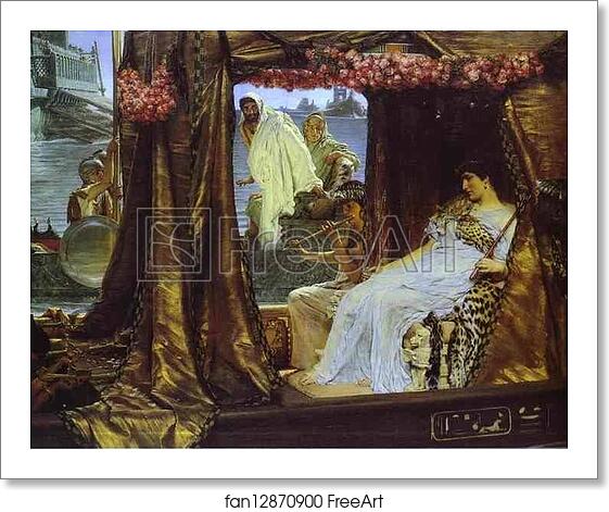 Free art print of Anthony and Cleopatra by Sir Lawrence Alma-Tadema Free art print of Anthony and Cleopatra by Sir Lawrence Alma-Tadema