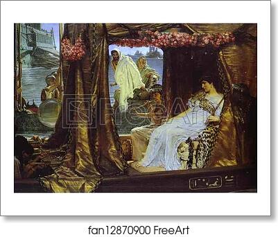 Free art print of Anthony and Cleopatra by Sir Lawrence Alma-Tadema