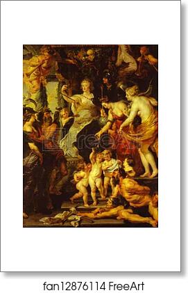 Free art print of The Happiness of the Regency by Peter Paul Rubens