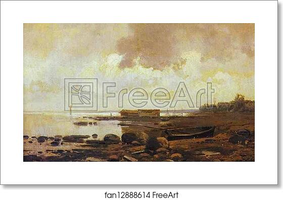 Free art print of The Shore. Cloudy Day by Feodor Vasilyev Free art print of The Shore. Cloudy Day by Feodor Vasilyev