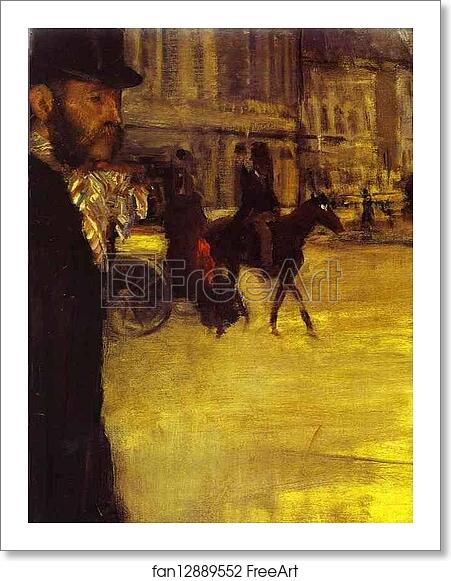 Free art print of Place de la Concorde. Detail by Edgar Degas Free art print of Place de la Concorde. Detail by Edgar Degas