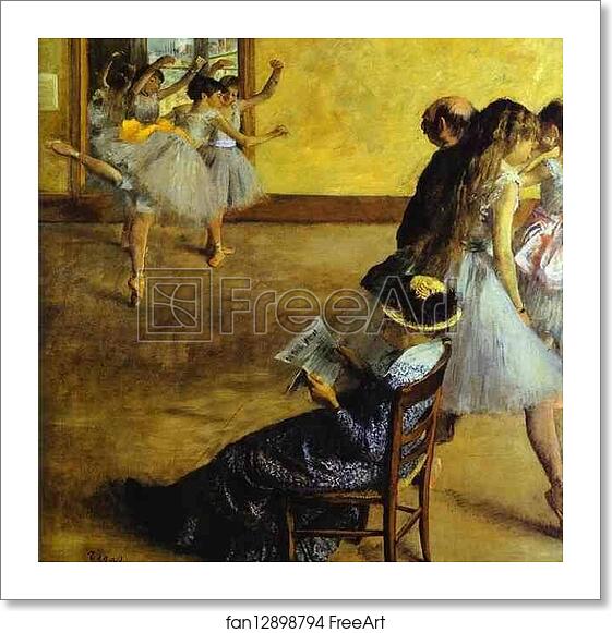 Free art print of Ballet Class by Edgar Degas Free art print of Ballet Class by Edgar Degas