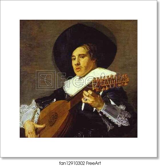Free art print of The Lute Player by Frans Hals Free art print of The Lute Player by Frans Hals