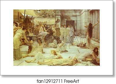 Free art print of The Women of Amphissa by Sir Lawrence Alma-Tadema
