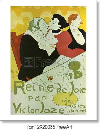 Free art print of Reine de Joie by Henri De Toulouse-Lautrec