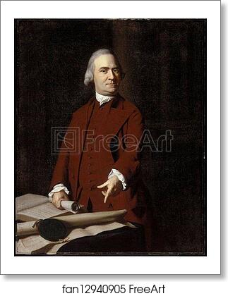 Free art print of Samuel Adams by John Singleton Copley