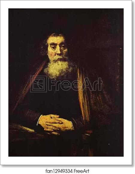 Free art print of Portrait of an Old Man (The Rabbi) by Rembrandt Harmenszoon Van Rijn Free art print of Portrait of an Old Man (The Rabbi) by Rembrandt Harmenszoon Van Rijn