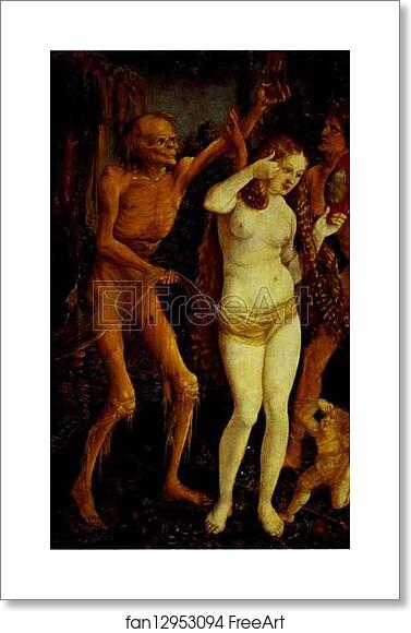 Free art print of Death and the Maiden by Hans Baldung, Called Grien Free art print of Death and the Maiden by Hans Baldung, Called Grien