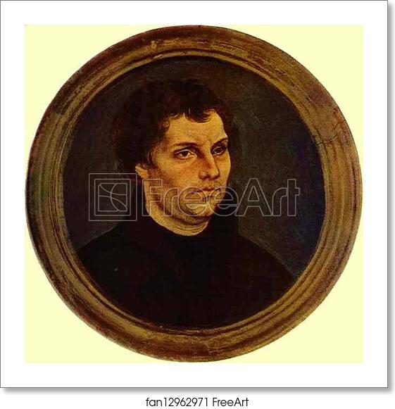 Free art print of Portrait of Martin Luther by Lucas Cranach The Elder Free art print of Portrait of Martin Luther by Lucas Cranach The Elder